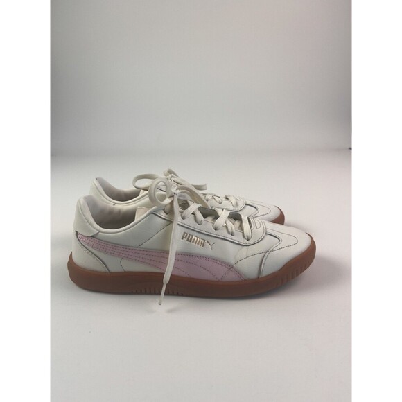 PUMA Club 5v5 Low Top Sneaker 9 Warm White Wisp Of Pink - Picture 11 of 13